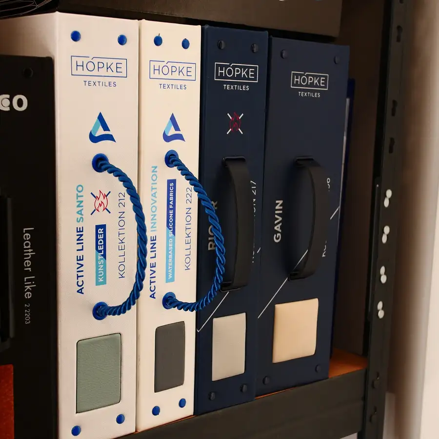 Musterbücher von Höpke im Laden